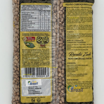 Feijão Carioca Tipo 1 Premium Zaeli 1Kg