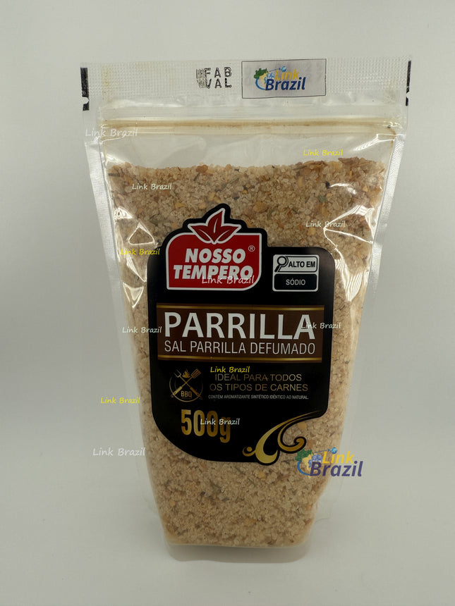 Sal Parrilla Defumado Fecha Fácil 500g