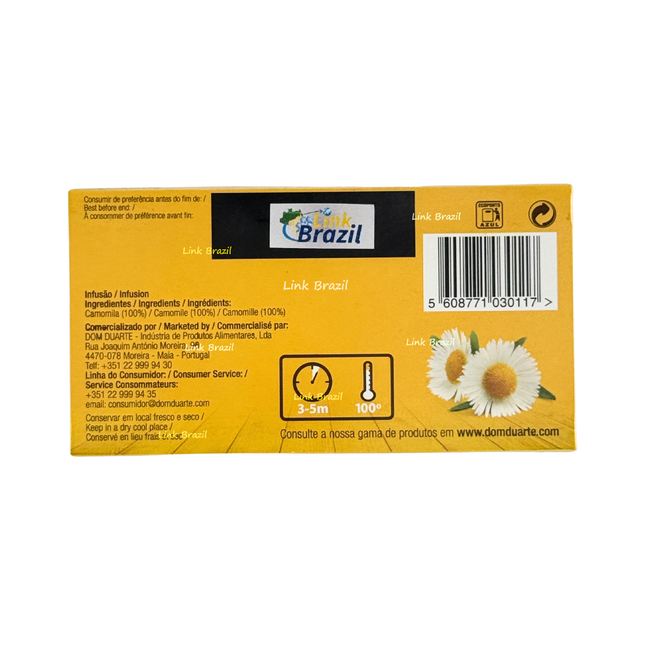 Cha de Camomila Dom_Duarte_20_saches_30g_LinkBrazil