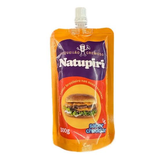 Requeijão Cremoso Natupiri Sabor Cheddar 300g