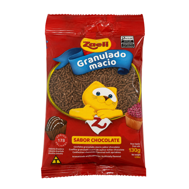 Chocolate Granulado Zaeli 130g Link Brazil