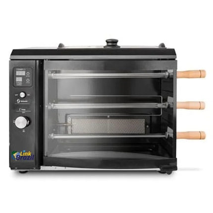 Churrasqueira a Gás Link Brazil com 3 Espetos Automáticos de Aço Inoxidável