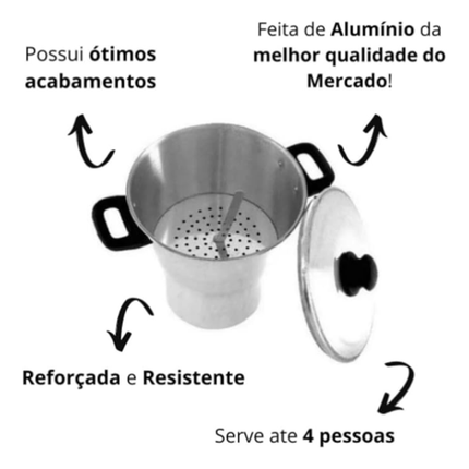 Cuscuzeira Cônica Tam.16 São Francisco
