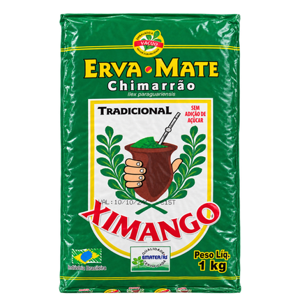 Erva Mate Chimarrão Ximango vácuo 1 kg Link Brazil