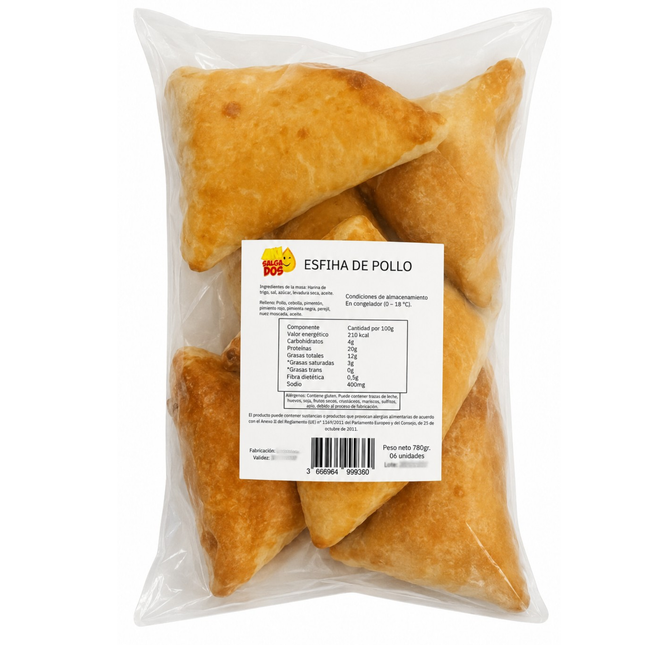 Esfiha de Frango Link Brazil 6 un