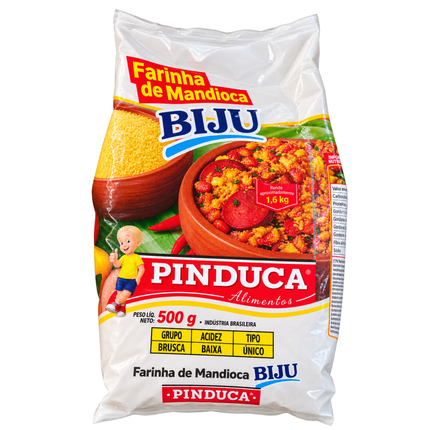 Farinha de mandioca Biju Pinduca 500 g Link Brazil
