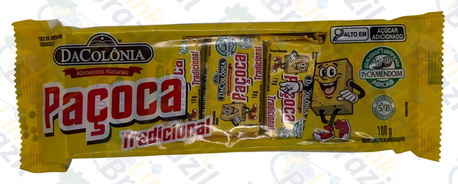 Paçoca de Amendoim Retangular 180g