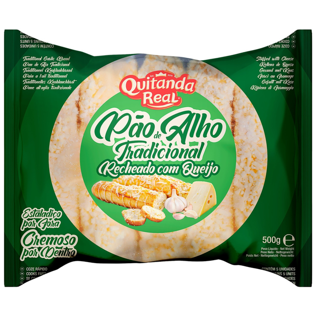 Pão de alho recheado com queijo Link Brazil