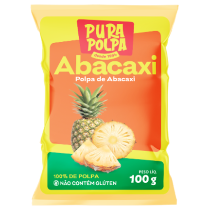 Polpa de Abacaxi Pura Polpa 100g