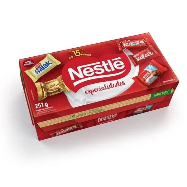Caixa de Bombom Especialidades Nestle 251g LINK BRAZIL 