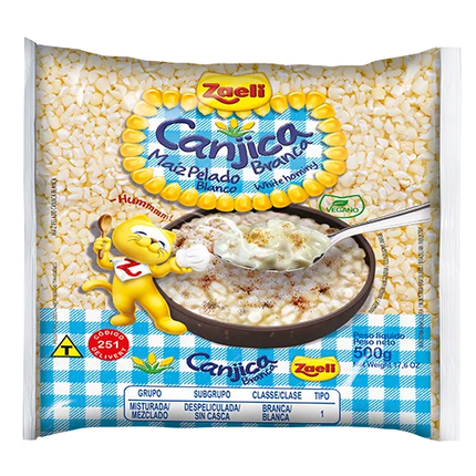 Canjica Branca Zaeli LinkBrazil
