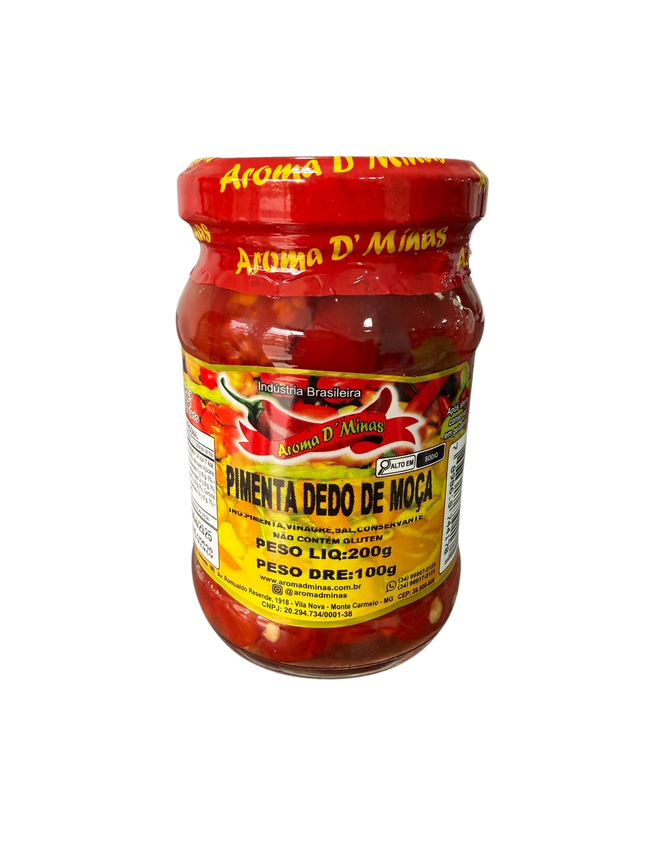 Pimenta Dedo de Moça Aroma D'Minas 200g