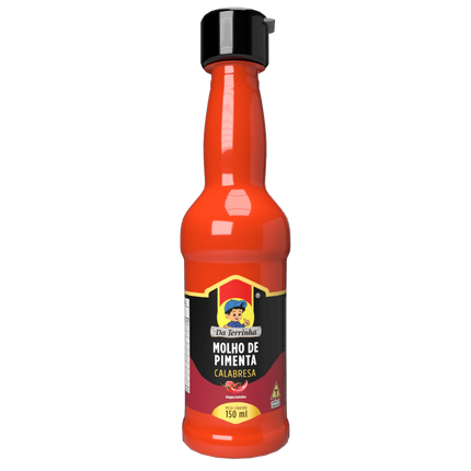 Molho de Pimenta Calabresa Da Terrinha 150ml Link Brazil